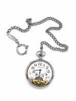 Montre de poche Artigianale in Argent HEBDOMAS 3402